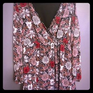 Three quarter sleeves dress